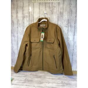 Levi’s Men’s Field Utility Jacket Brown Size XL Cotton Polyester Lining NWT